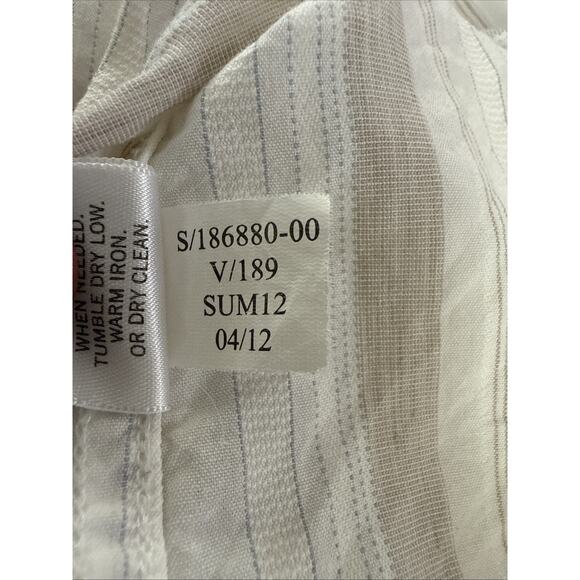 Vintage Banana Republic Button Down Shirt Men's XL Classic White Khaki SS - Picture 11 of 11